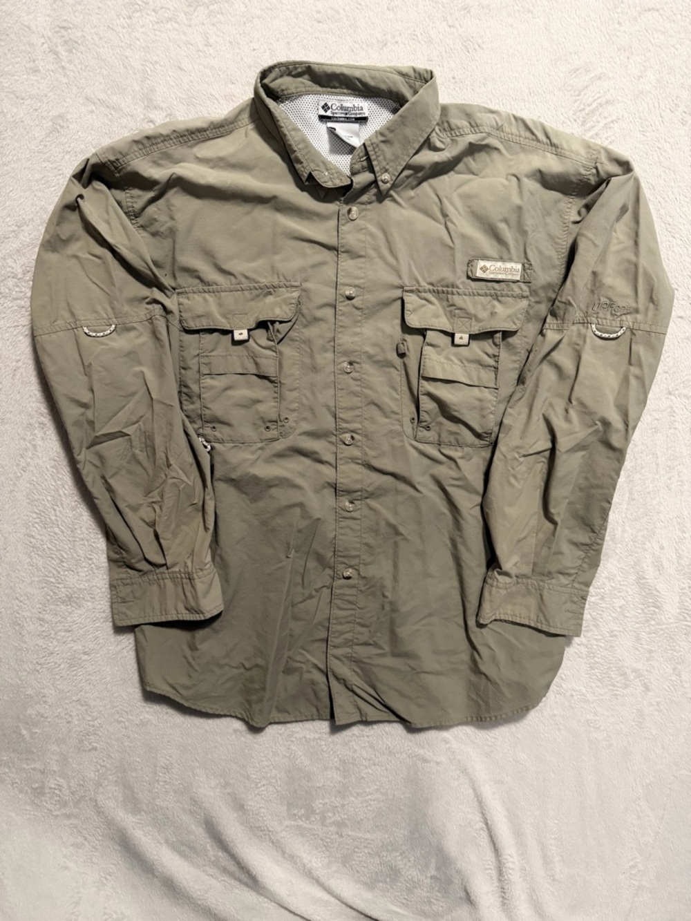 Columbia Lightweight Fishing Shirt Jacket - Olive